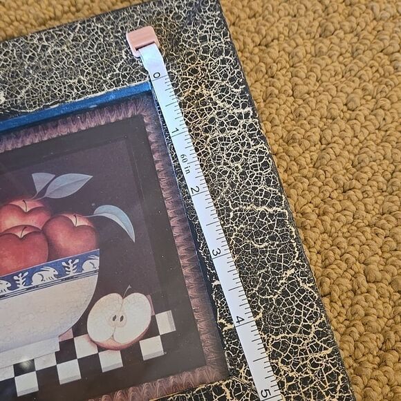 Folk Art Diane Ulmer Pedersen Apples in Bowl Primitive Still Life Print Cottage - Picture 11 of 16